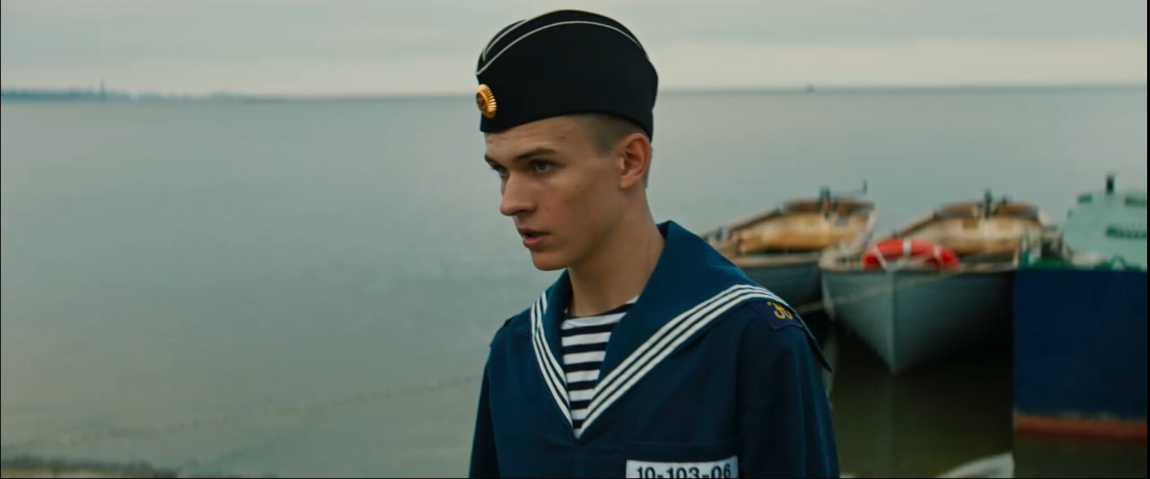 Никита Утесов в роли Епишина в фильме «Нахимовцы. Янтарный берег»